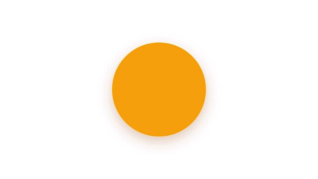 Premium transparent background notification bell badge animation featuring a gooey morphing scalloped shape and crisp white bell icon.