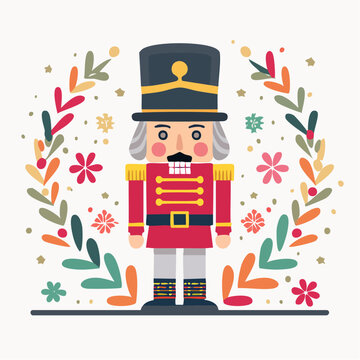 Nutcracker Soldier with Festive Wreath