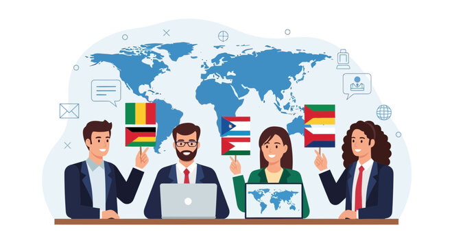 Global Business Team Meeting: International Cooperation and Diplomacy