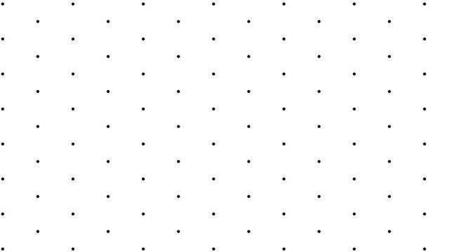 Seamless repeating loop diagonal pattern abstarct circles shape on white background. Modern round geometric vintage art. Dots print wrapping gift paper animation