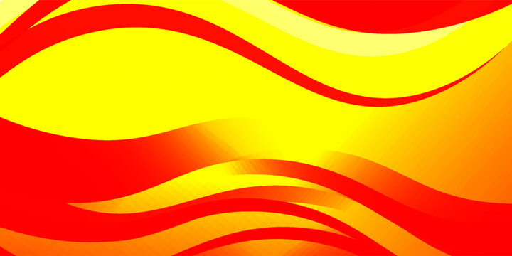 An elegant and vibrant abstract background featuring flowing red waves with accents of metallic gold curves. vector illustration. Eps10
