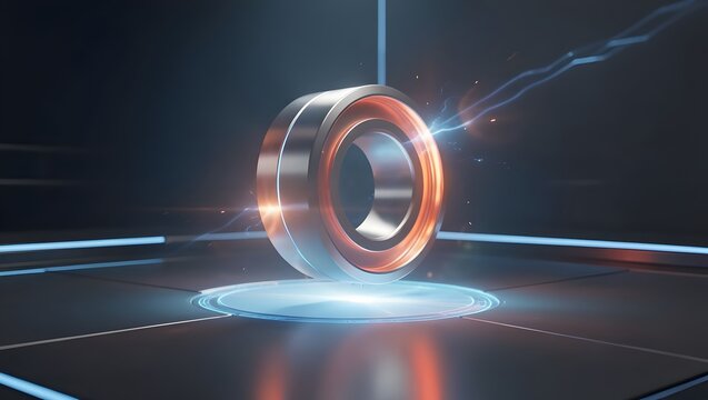 Superconductor levitating magnet