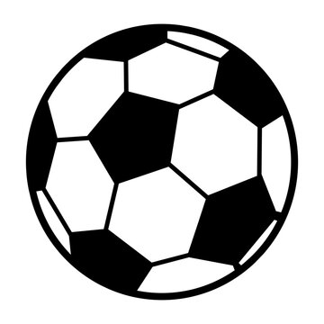 Football icon vector. Football ball illustration sign. Soccer ball symbol. Goal logo. Design for web.