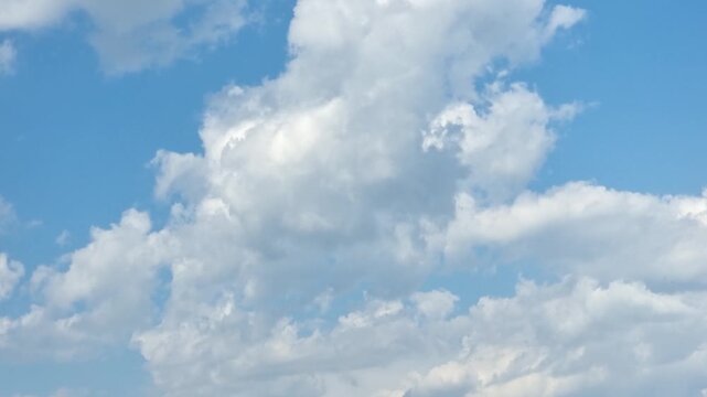 clouds cotton travel blue sky in sping