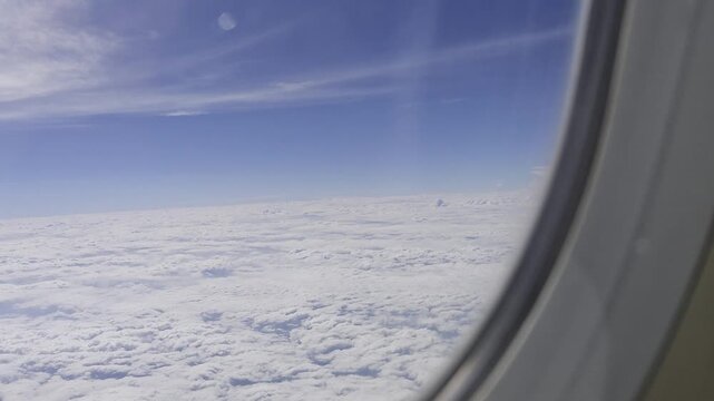 Passenger's Window View - Skyline