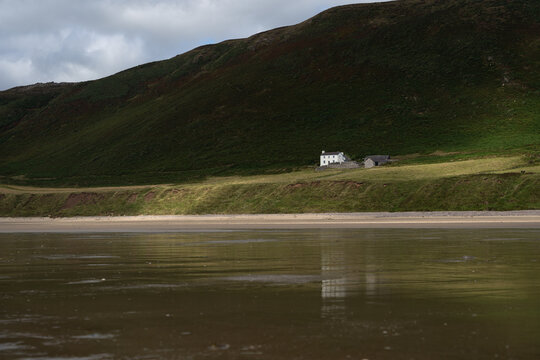 Baie de Rhossili, p&eacute;ninsule de Gower, Pays de Galles