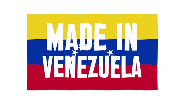 Made in venezuela animation video 4K