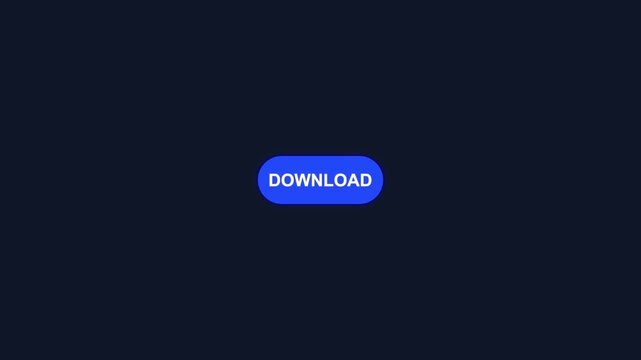 Download button glowing bright blue on dark background represents digital access and online options.