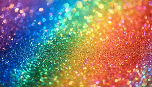 Superposicion En Tonos Vivos Del Arco Iris Con Brillos Holograficos Y Chispeantes Grafico Colorido Para Fotografias De Cumpleanos Fiestas Papeleria Creativa Y Proyectos De Diseno