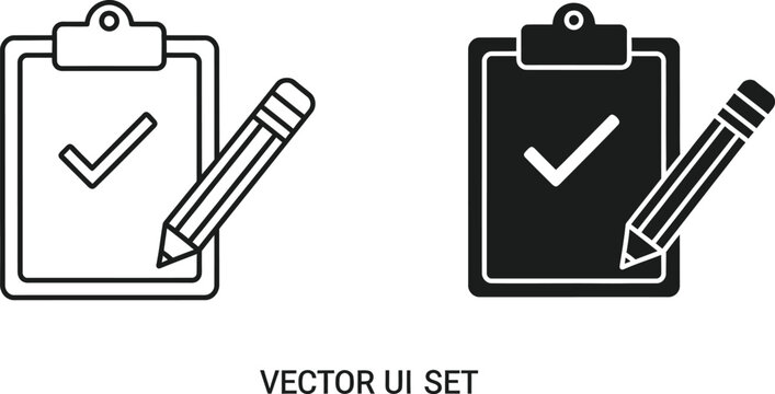 File compression icon set outline and filled versions for ui design