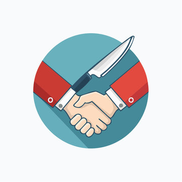 Betrayal Handshake with Knife