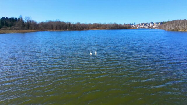 middle of the lake