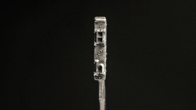 letter H with vintage typewriter hammer 