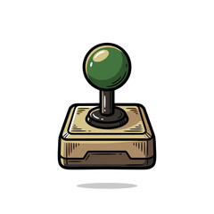 Joystick small object vector © enola