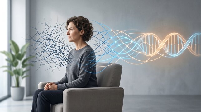 Therapy-driven shift in stress pathways and epigenetic memory