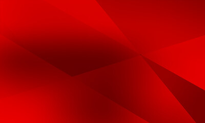 Obraz premium Abstract Red Geometric Polygonal Background