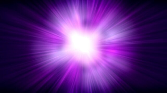 Beautiful purple background with rays of light, portal background, space background