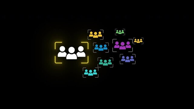 Niche Marketing and Customer Segmentation or personalization concept. Marketing segmentation strategy and consumer analysis to analyze target customer data.