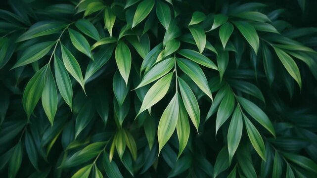 揺れる葉の背景