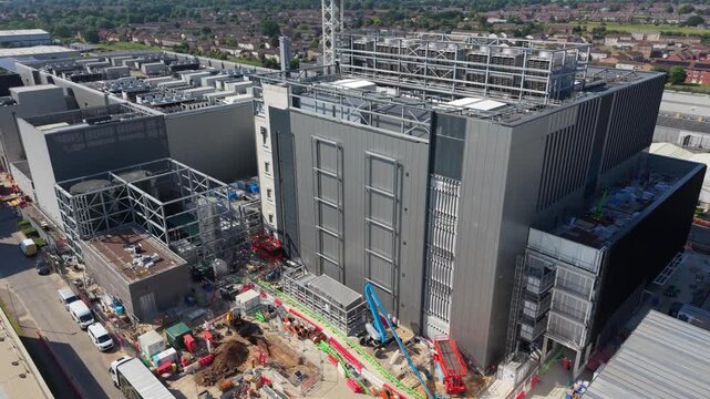 Massive Data Center Facility Under Construction Activity