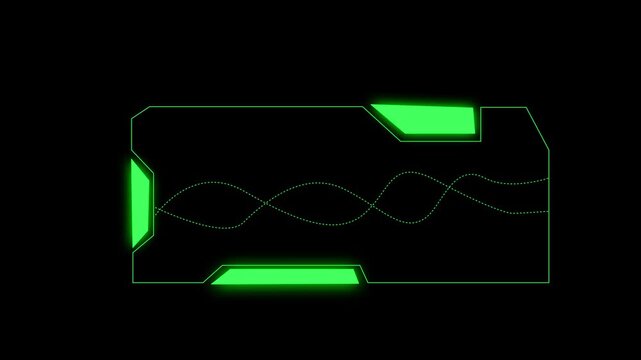 Advanced interface panel monitors industrial audio waveform frequency metrics. Futuristic interface panel visualizes high tech sound analysis. Control room with interface panel.