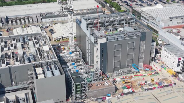 Building a Modern Data Center Complex Aerial Perspective