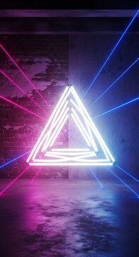 Neon Aurora: A Tri-Dimensional Dreamscape