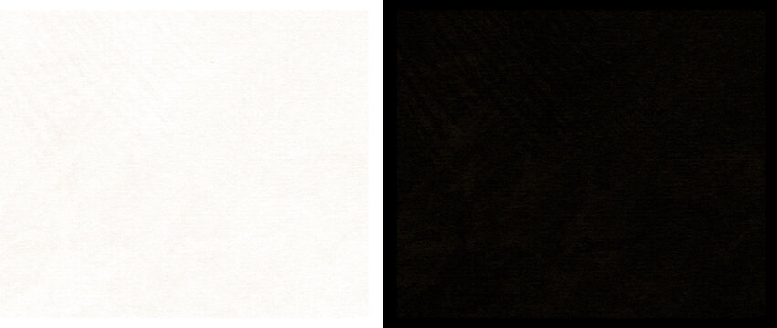 Minimalist split screen background with solid white and black panels, high contrast dual tone texture, simple monochromatic layout for graphic design