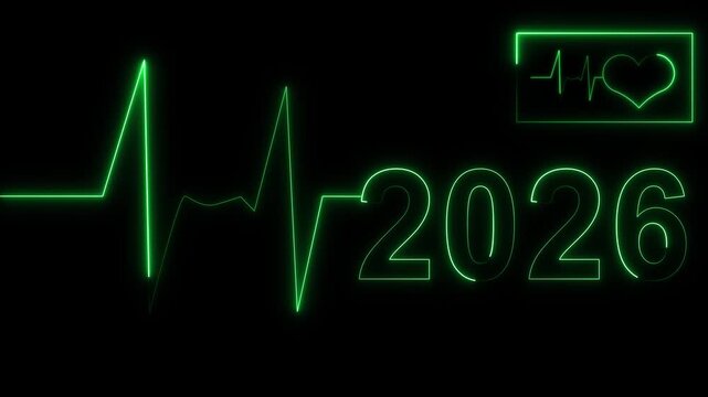 Modern electrocardiogram pulses alongside future calendar details. Innovative electrocardiogram visualizes cardiovascular health technology metrics. Medical research with a stylized electrocardiogram.
