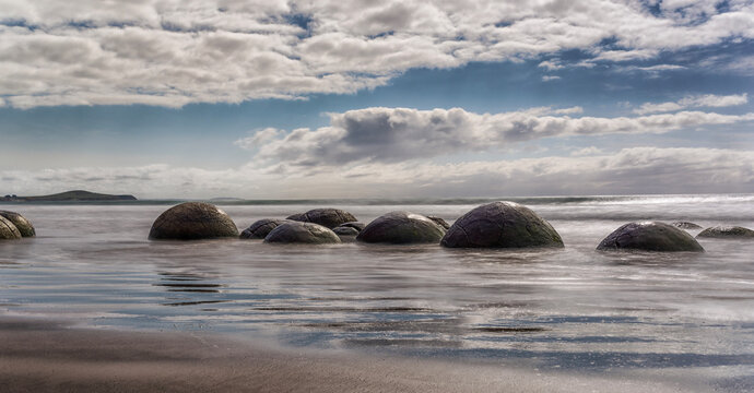 Moeraki Boulders, Hampden, New Zealand