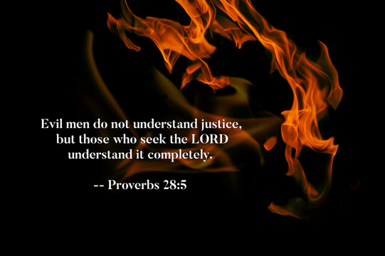 Proverbs 28 5