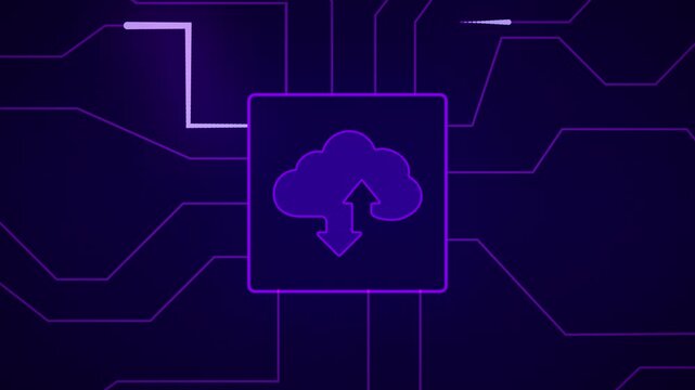 Cloud computing data transfer on a digital circuit board