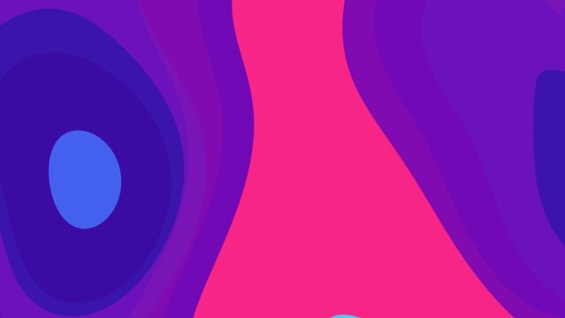 Abstract Colorful Curved Shapes