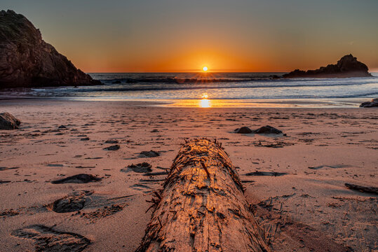 Sunset at Pfeiffer Beach California