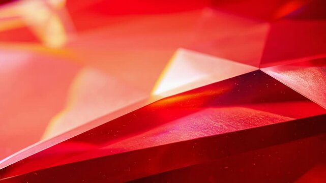 赤く輝くクリスタルプリズムの幻想的な抽象背景テクスチャ