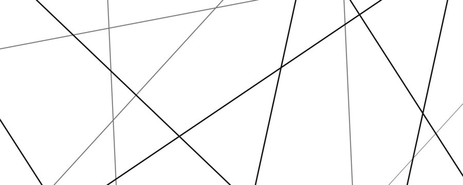 Random geometric line pattern on a transparent background. Random line low poly pattern. abstract seamless line vector. Random chaotic lines abstract geometric patterns of modern design.
