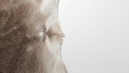 Fototapeta premium authentic animal hide surface texture pictured against a clean background