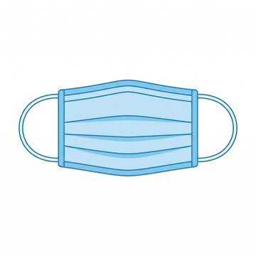 Medical face mask vector
