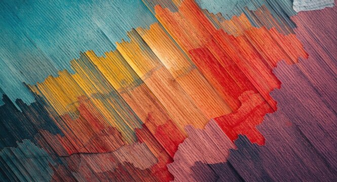 Abstract paper texture background with colorful artwork featuring silk cotton and canvas materials