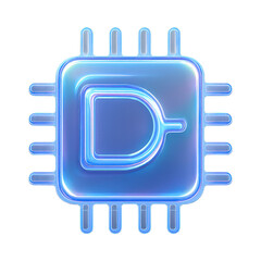 Obraz na płótnie Canvas PNG Futuristic digital logic gate illustration.