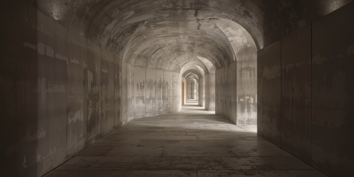 architectural interior cement downlight installation creating subtle illumination