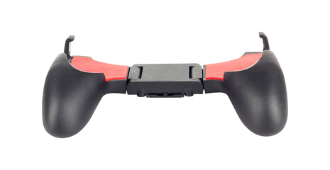 Mechanical mobile gaming gamepad for smartphone, isolated from background. © Nikolay
