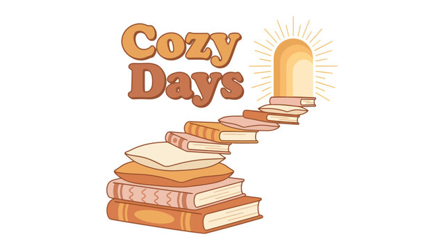 Cozy Days, Staircase of Books to Enlightenment