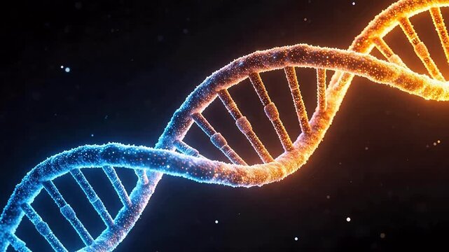 Double helix DNA strand