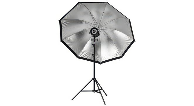 Octagonal softbox light with stand for photography studio setup