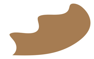 Fototapeta premium Minimal Brown Abstract Shape Elements decoration