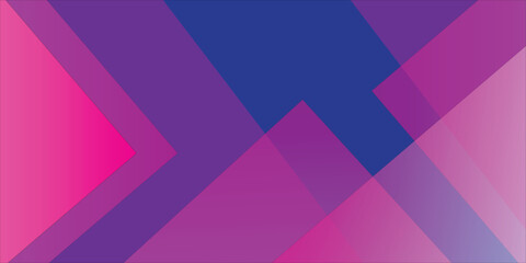Obraz premium Abstract Pink Purple Blue Gradient Overlapping Chevron Pattern