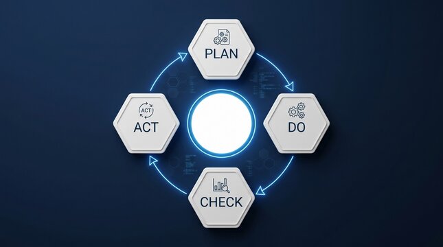PDCA Cycle Business Process Diagram