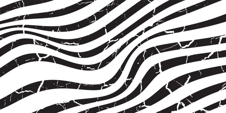 Repeated black diagonal lines on white background. Slanted parallel stripes pattern. Tilted striped print. Angled streaks wallpaper. Abstract minimalistic design. Vector graphic illustration.