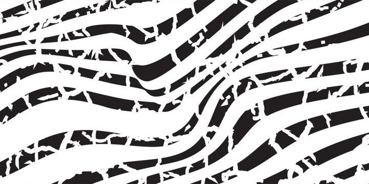 Repeated black diagonal lines on white background. Slanted parallel stripes pattern. Tilted striped print. Angled streaks wallpaper. Abstract minimalistic design. Vector graphic illustration.